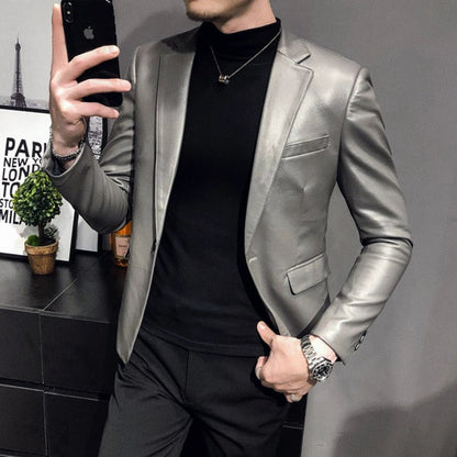 Blazer Masculino de Couro Lancaster